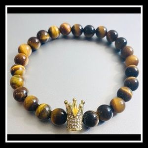 ROYALE CROWN Handmade Beaded Bracelet